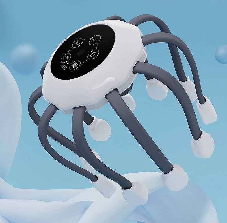 Smart Electric Head Octopus Massager