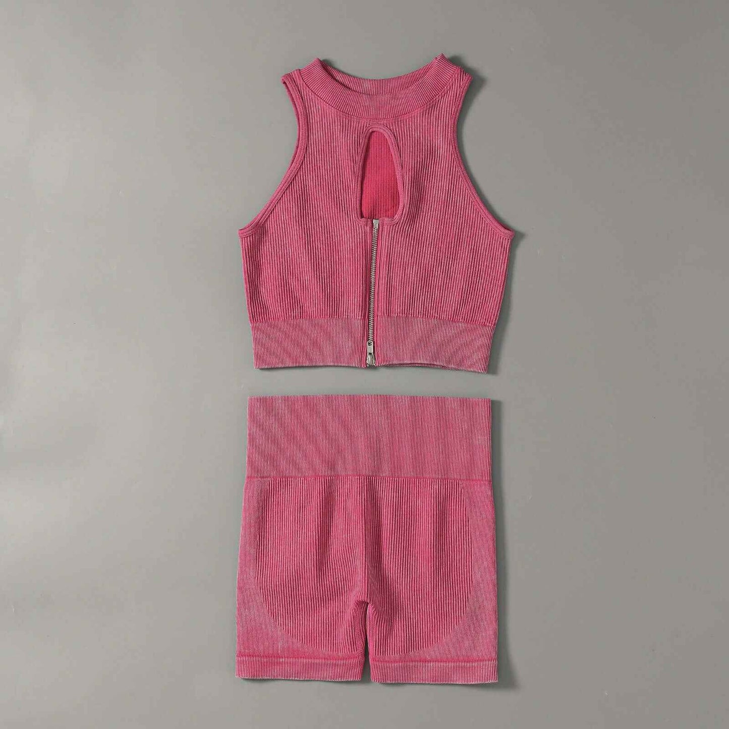 Seamless Single Layer Yoga Suit Without Chest Pad