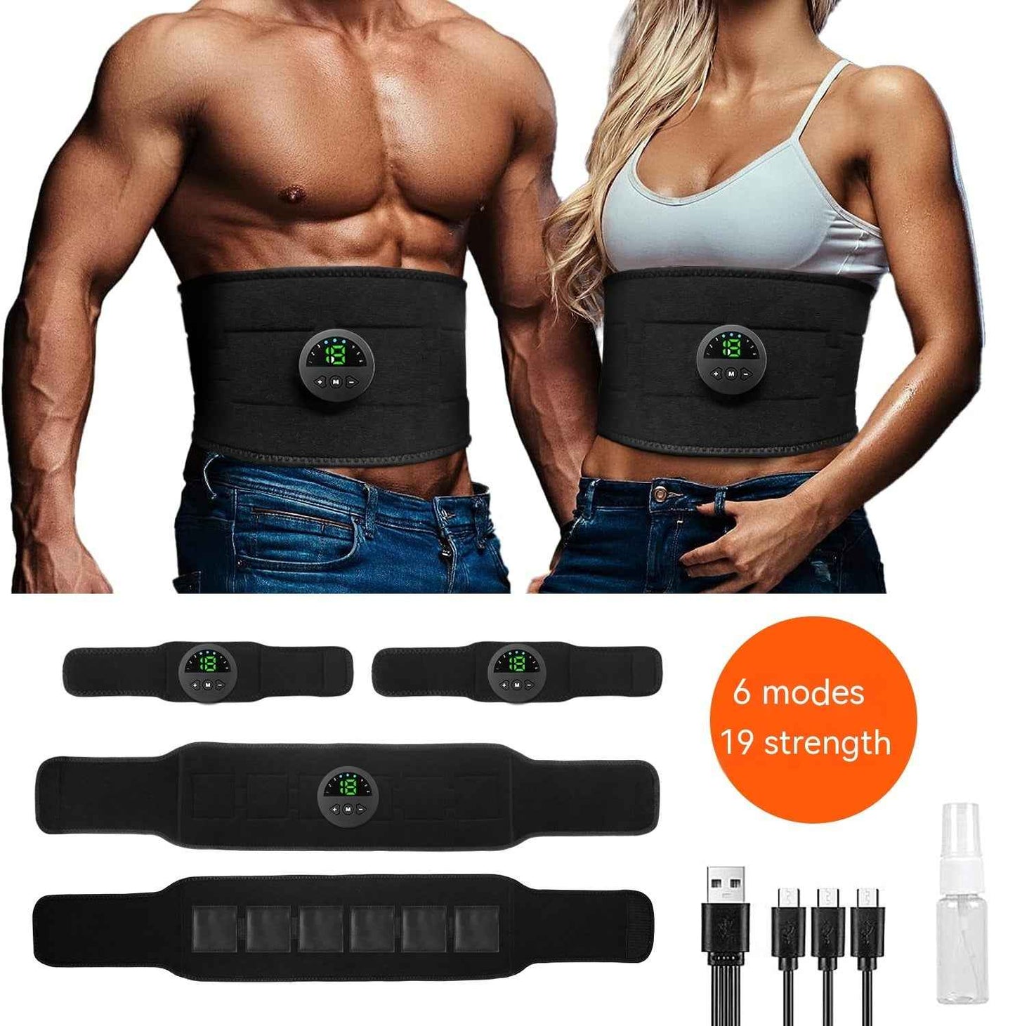 EMS Fitness Waist Massager Belt