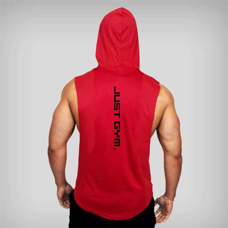 Fitness Loose Men Hooded Vest