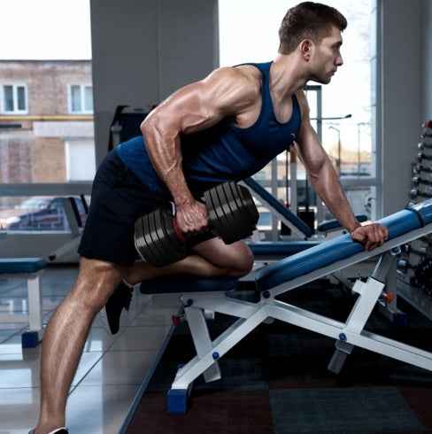 Adjustable Dumbbell Set 10‑in‑1, 55 lb