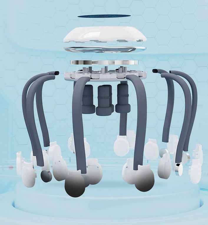 Smart Electric Head Octopus Massager