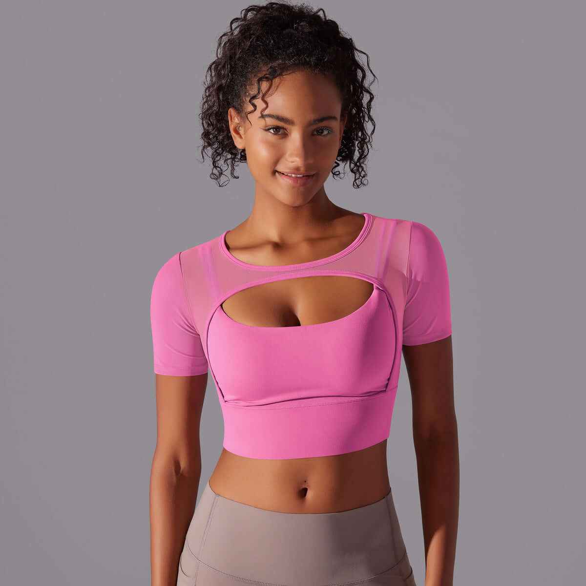 Fitness Double Layer Yoga Top