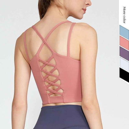 Back Strap Fitness Bra Vest