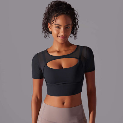 Fitness Double Layer Yoga Top