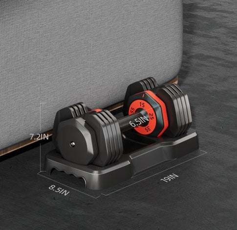 Adjustable Dumbbell Set, 10 In 1 Free Dumbbell For Men And Women, Dumbbell For Home Gym, Full Body Workout Fitness, Fast Adjust By Turning Handle 10 Gears55 LB